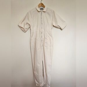 Rachel Comey Cream Zip Front Jumpsuit Size 0